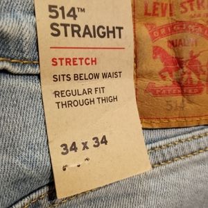 Mens levi's 514 (size 34x34)